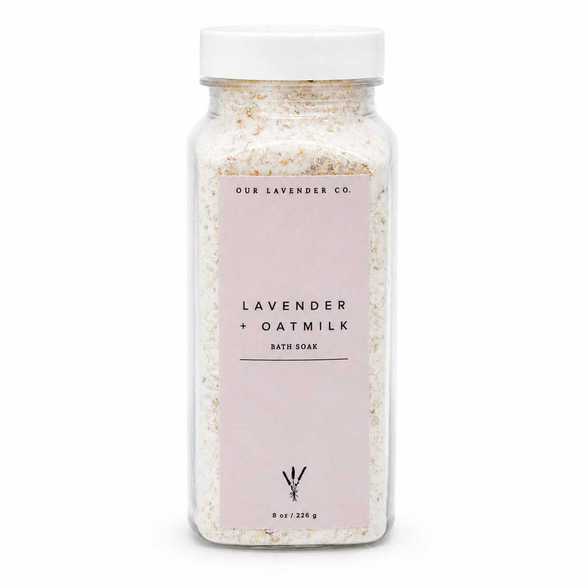 Lavender Scented Oat Milk Bath | 8 oz | Our Lavender Co