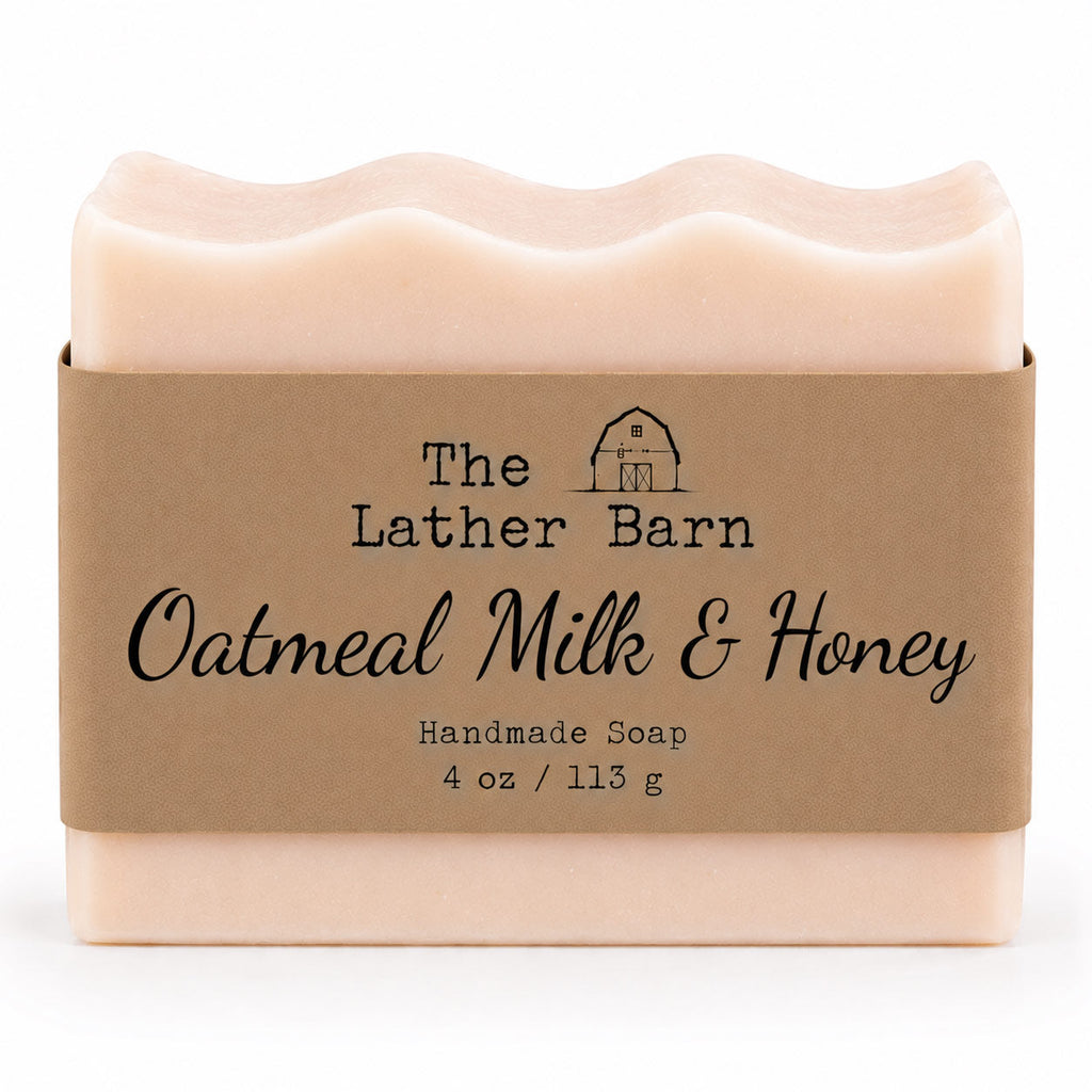 Handmade Soap | Oatmeal Milk & Honey | 4 oz | The Lather Barn