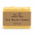 Handmade Soap | Peach, Magnolia & Raspberry | 4 oz | The Lather Barn
