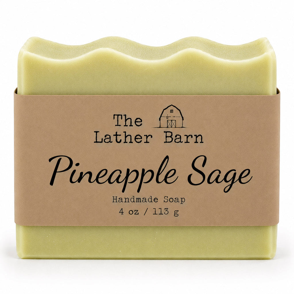 Handmade Soap | Pineapple Sage | 4 oz | The Lather Barn
