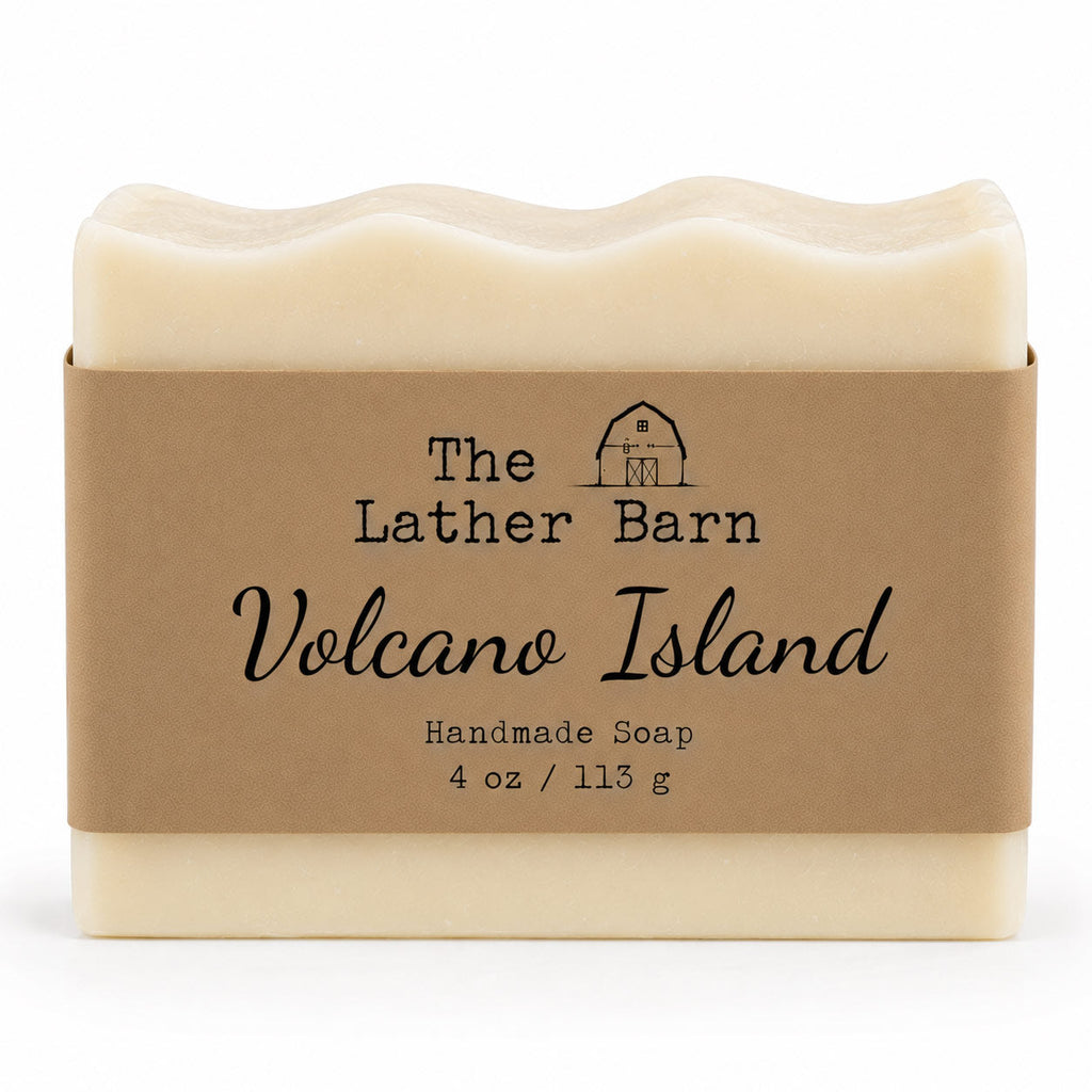 Handmade Soap | Volcano Island | 4 oz | The Lather Barn