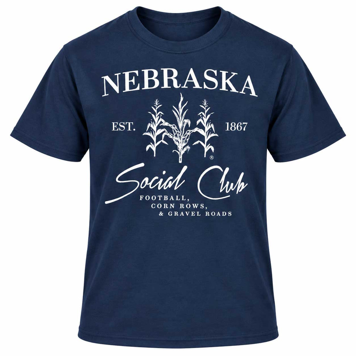 Nebraska Social Club T-Shirt | Multiple Colors and Designs | Lux By Leslie