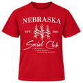Nebraska Social Club T-Shirt | Multiple Colors and Designs | Lux By Leslie