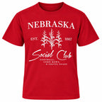 Nebraska Social Club T-Shirt | Multiple Colors and Designs | Lux By Leslie