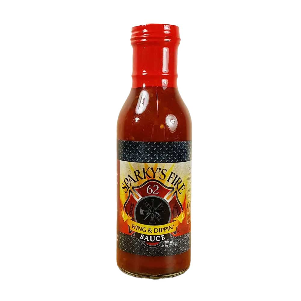 Sparky's Fire Wing & Dippin' Sauce | Pack of 2 | 14 oz | Brenmar