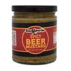 Spicy Beer Mustard | Pack of 6 | 9 oz | Buzz Savories, LLC