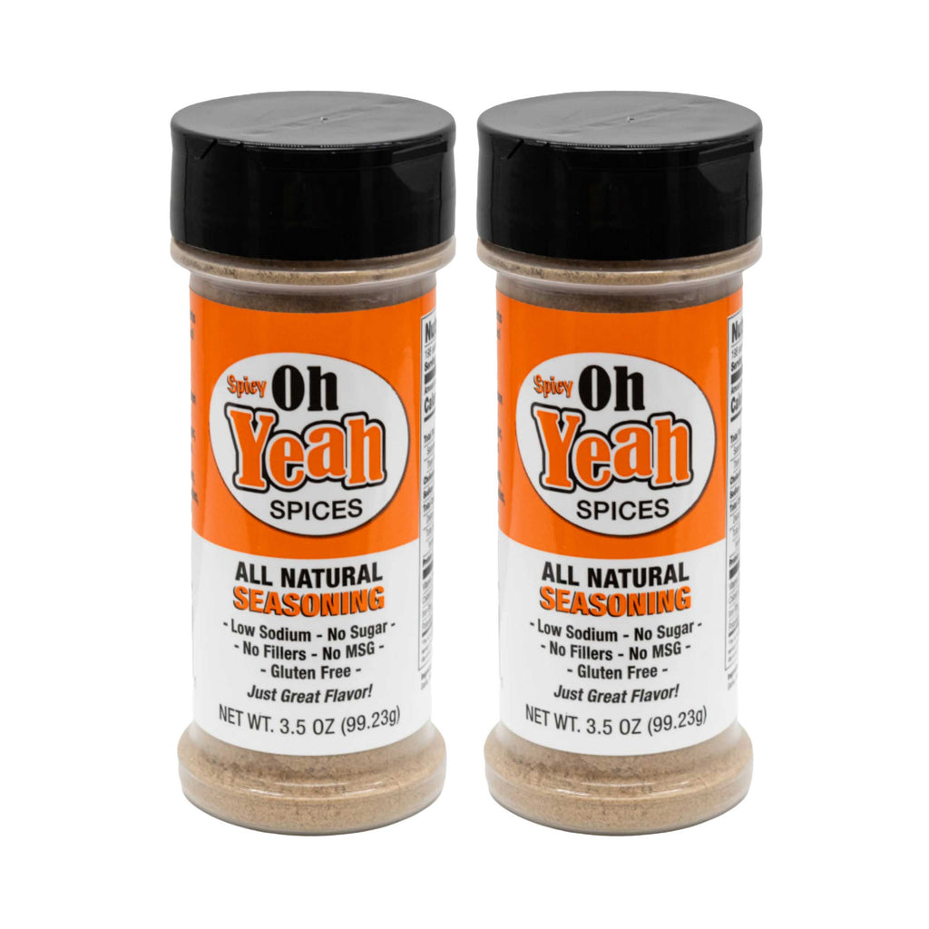 Spicy Oh Yeah Plus Seasoning | Pack of 2 | 3.5 oz | Oh Yeah Spices