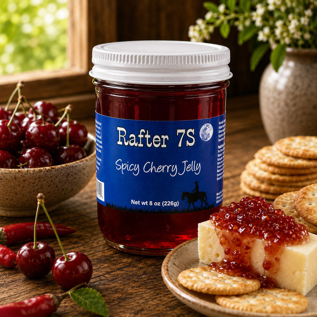 Spicy Cherry Jelly | Pack of 2 | 8 oz | Rafter 7S