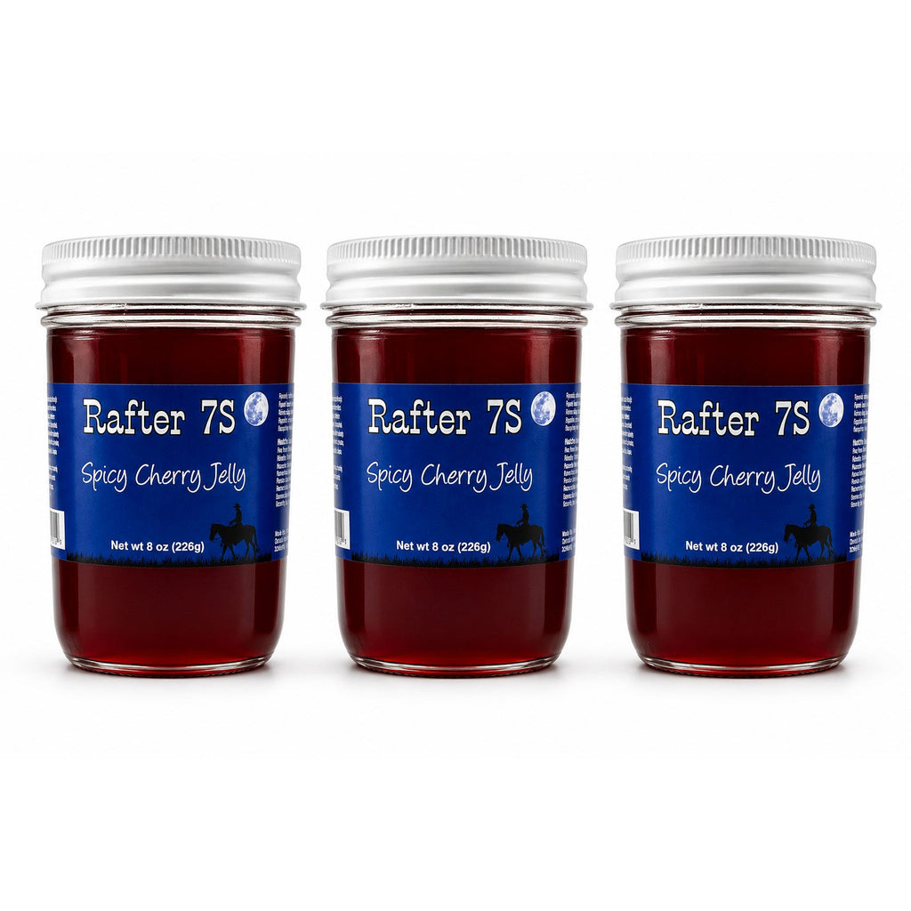 Spicy Cherry Jelly | Pack of 3 | 8 oz | Rafter 7S