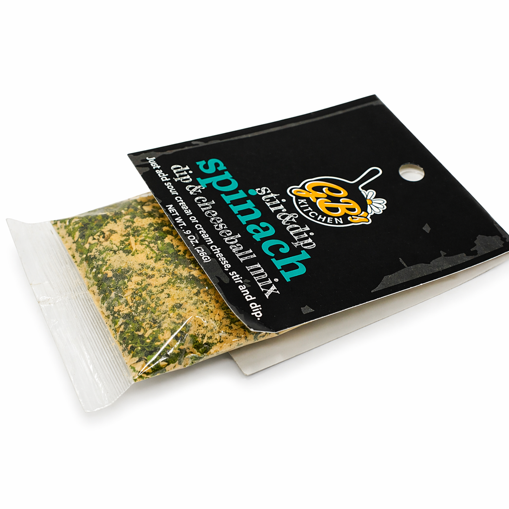 Spinach Dip & Cheeseball Mix | Pack of 3 | .9 oz | GB's Kitchen