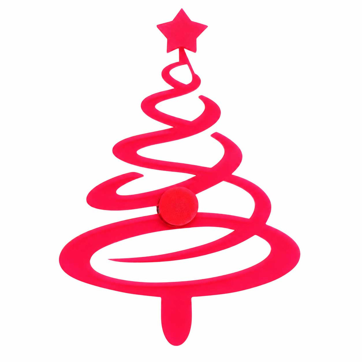 Spiral Christmas Tree Magnetic Plaque | 4.5" x 6" | Multiple Color Options | Glowing Creation
