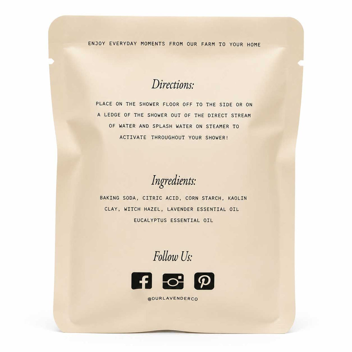 Lavender Shower Steamer | Multiple Scents | Our Lavender Co