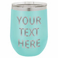 Stainless Steel Stemless Wine Tumbler | 12 oz | Customizable | RCK Creations & More