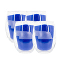 Stemless Wine Glass | Nebraska Engraved | Pack of 4 | 11.5 oz | RCK Creations & More