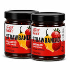Strawbanero Pepper Spread | Pack of 2 | 9 oz | Gluten Free | Chili Dawg's Foods of Fire