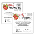 Strawberry Tea | Cold Brew Black Tea | Pack of 2 | Caffeinated | Tea n More