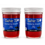 Strawberry Jalapeno Jelly | Pack of 2 | 8 oz | Rafter 7S