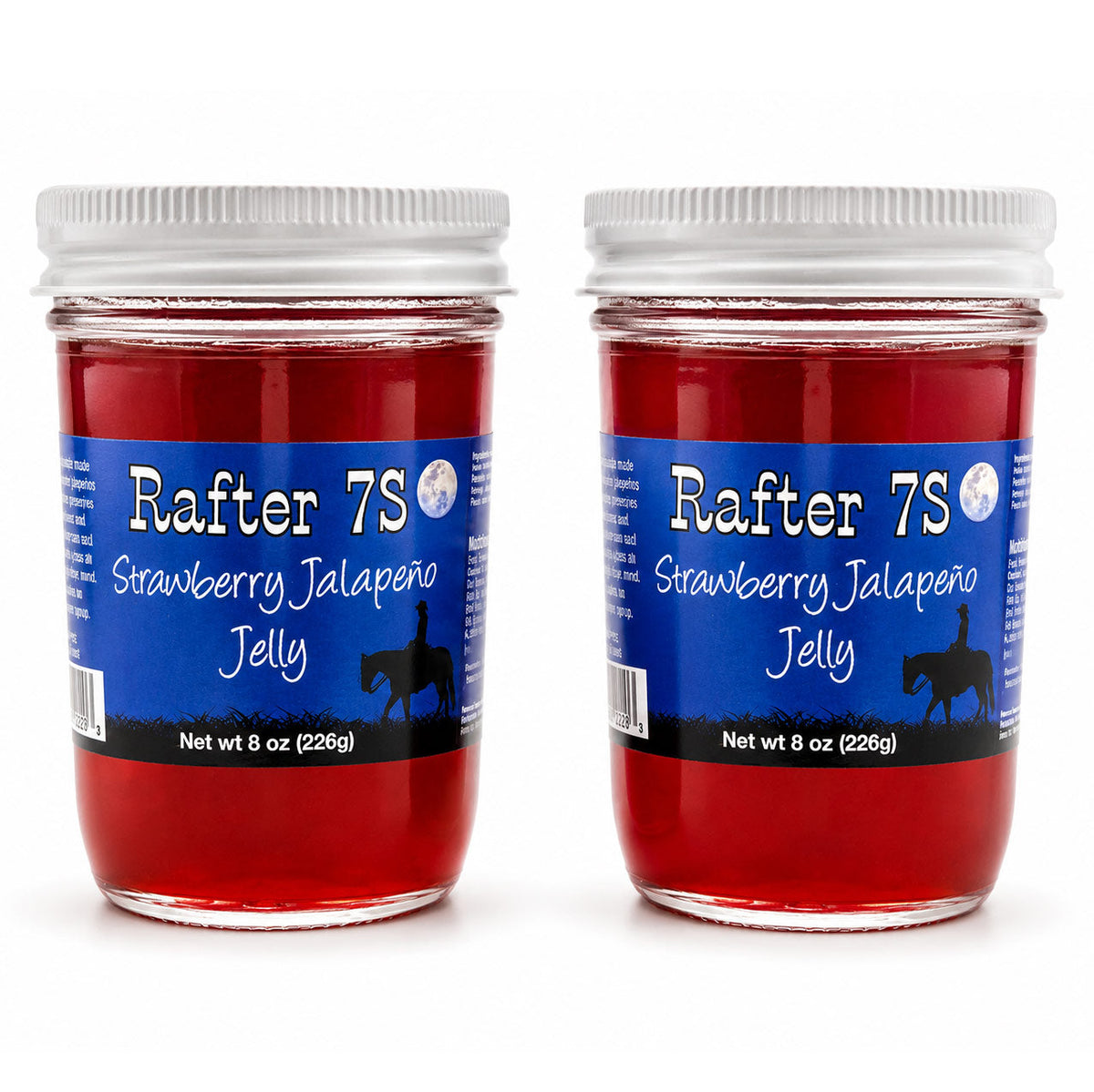 Strawberry Jalapeno Jelly | Pack of 2 | 8 oz | Rafter 7S