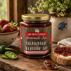 Strawberry Jalapeño Jam | Pack of 3 | 9 oz | Nutt Family Jams & Jellies