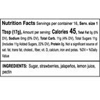 Strawberry Jalapeño Jam | Pack of 2 | 9 oz | Nutt Family Jams & Jellies