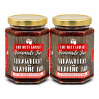 Strawberry Jalapeño Jam | Pack of 2 | 9 oz | Nutt Family Jams & Jellies