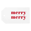 Sugar Paper - 'Red Merry Merry' Gift Tag (1CT)