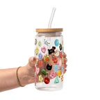 Cutie Buttons Glass Cups