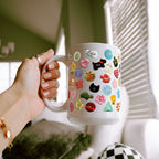 Cutie Buttons Glass Cups