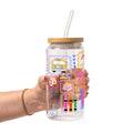 Preppy Whimsy Teacher Glass Cups