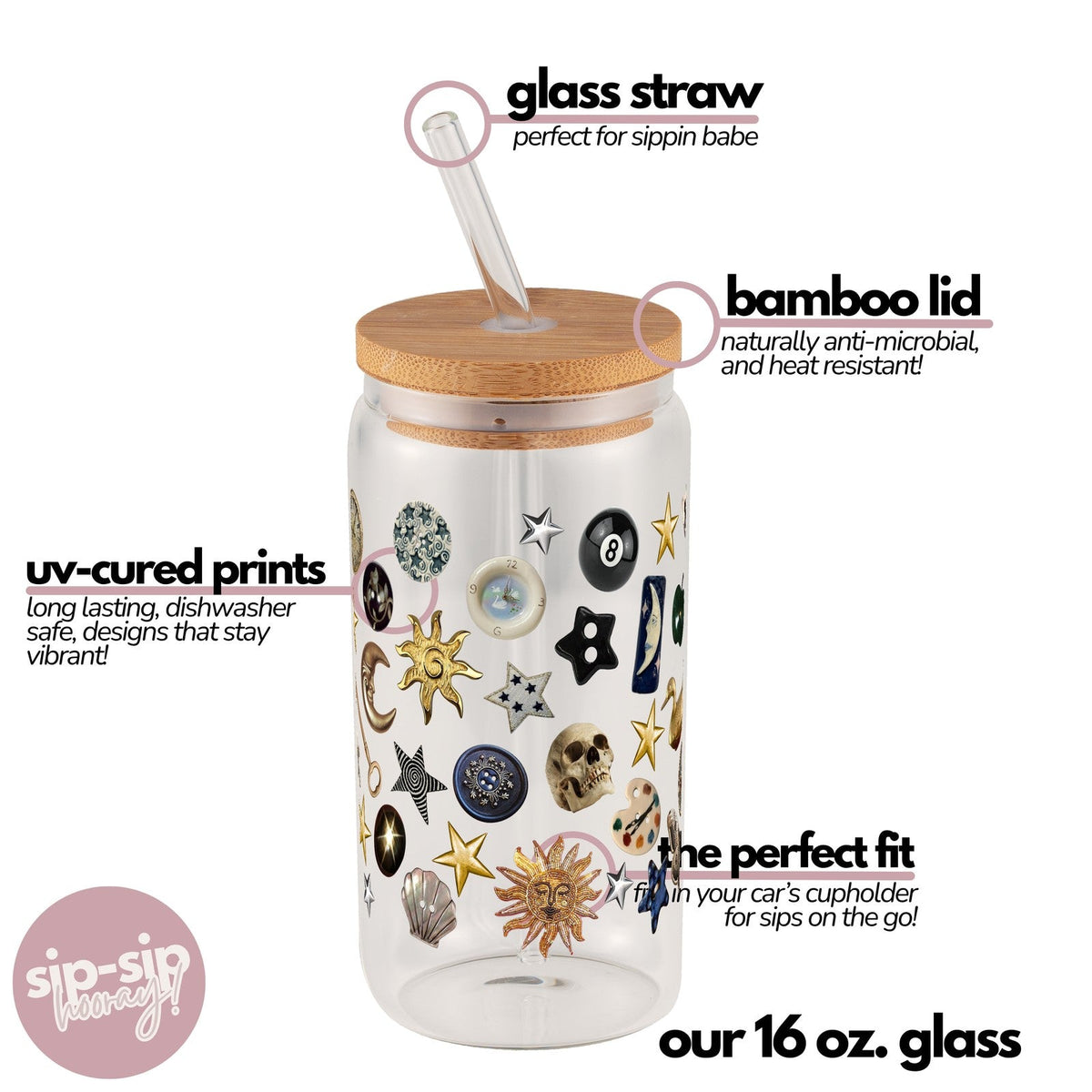 Whimsy Goth Glass Cups