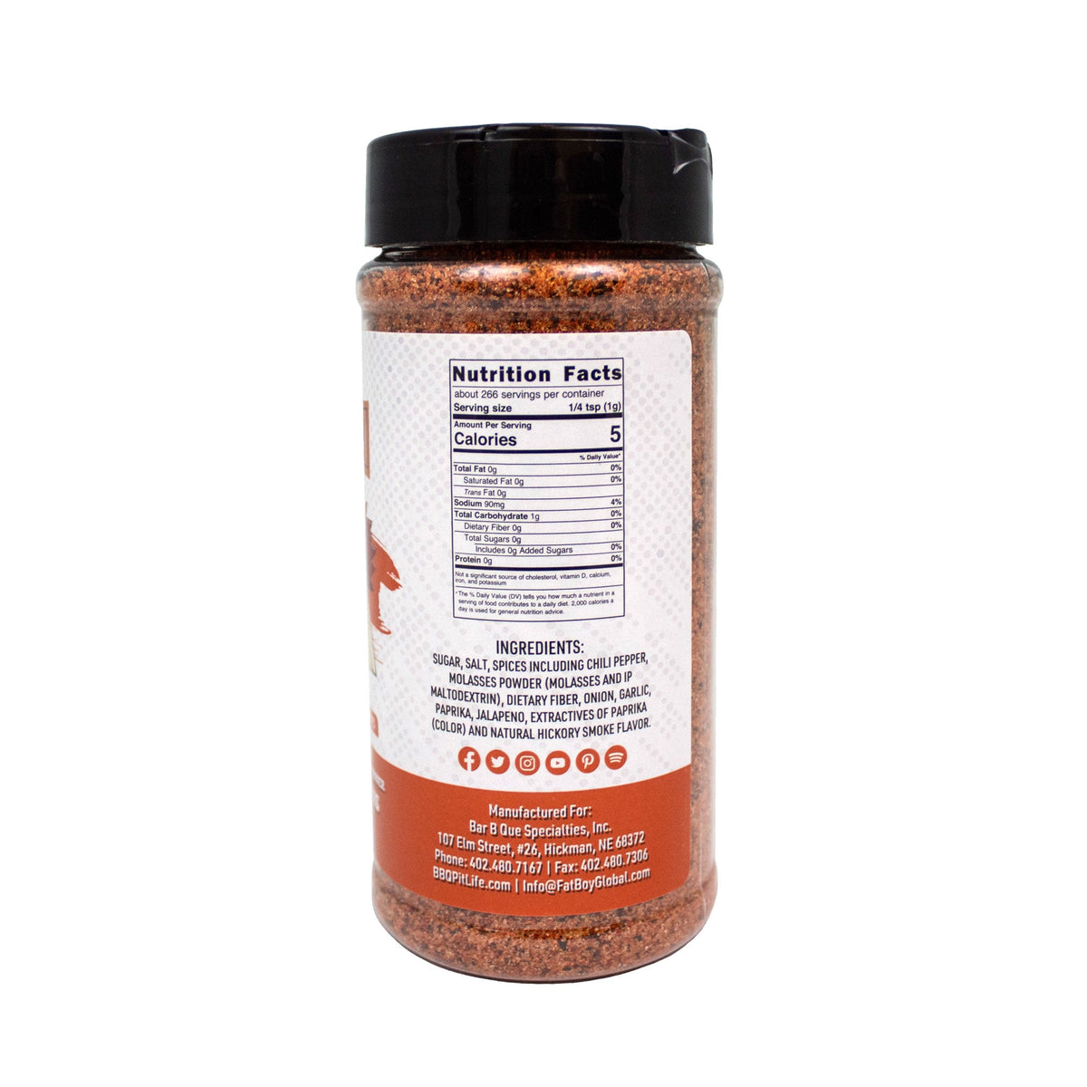 Sweet Natural Gluten Free BBQ Rub 9 oz