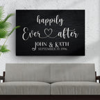 Happily Ever After Couple Sign VII