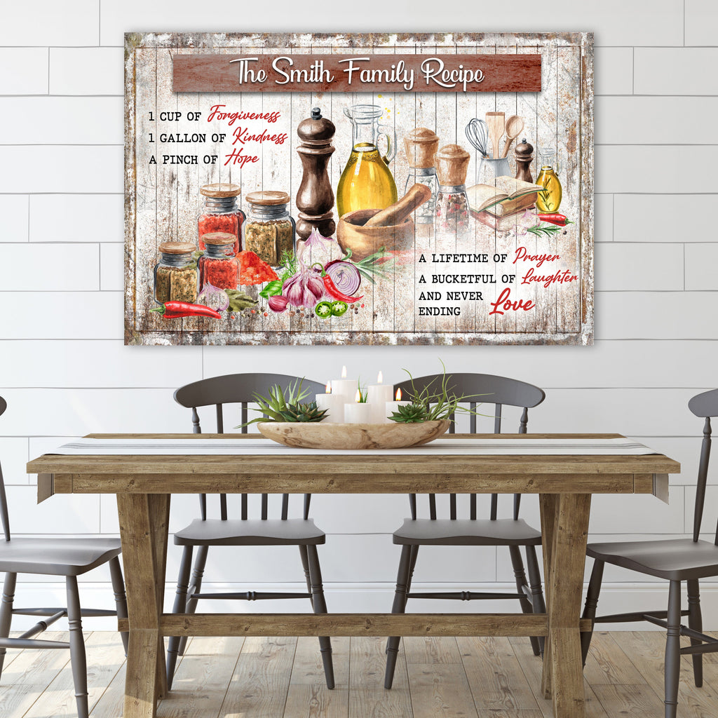 The Family Recipe Sign II