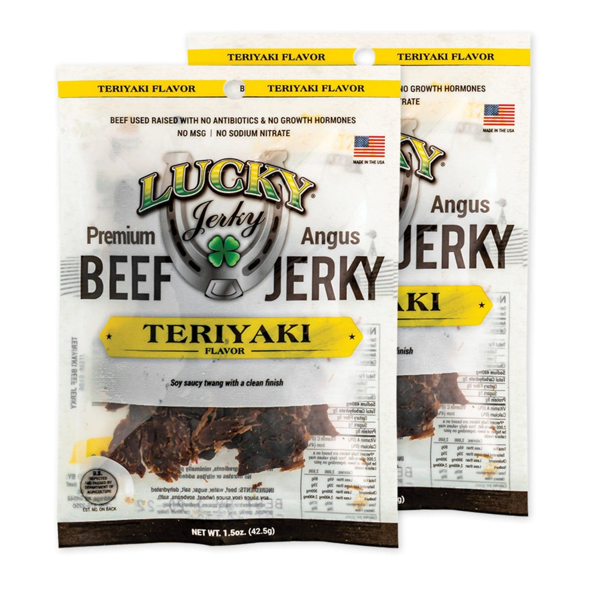 Teriyaki Beef Jerky | Pack of 6 | 1.5 oz | Shipping Included | Nebraska Star Beef