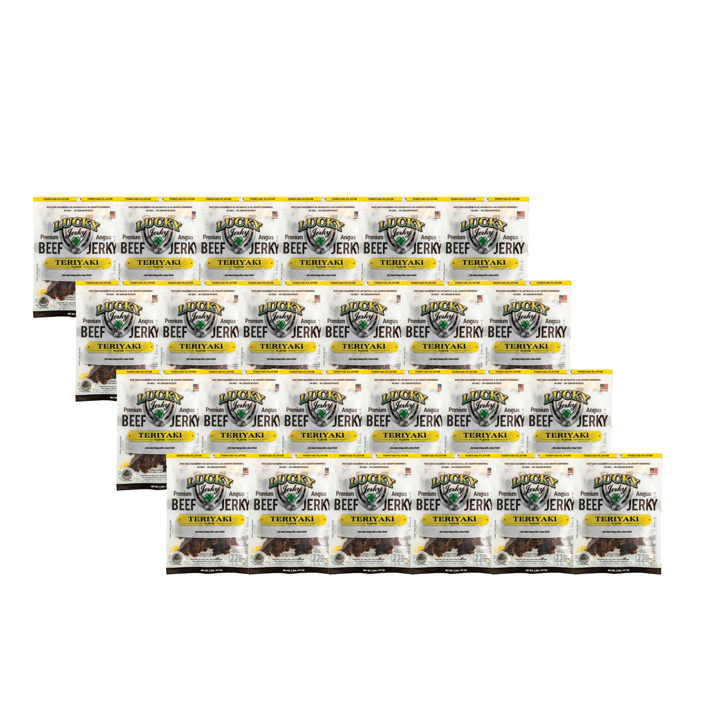 Teriyaki Beef Jerky | Pack of 24 | 1.5 oz | Nebraska Star Beef