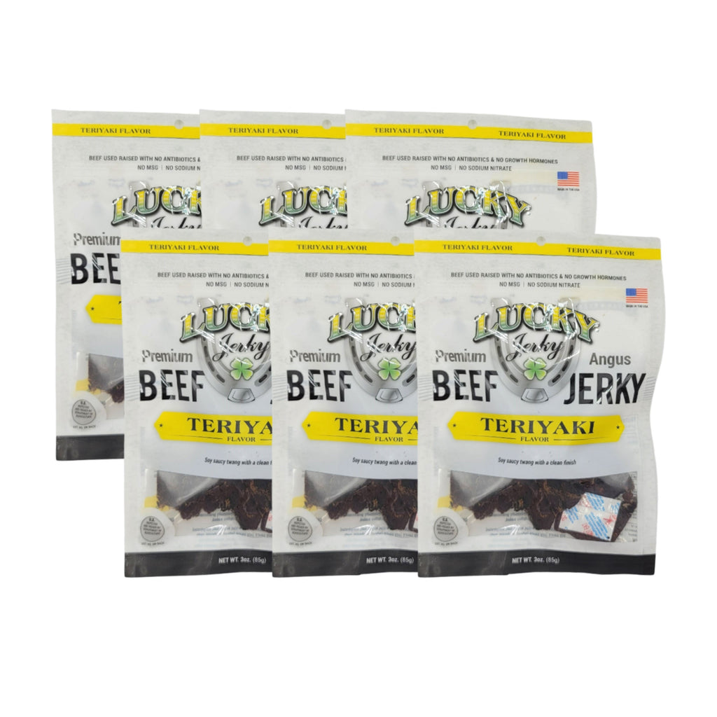 Teriyaki Beef Jerky | Pack of 6 | 3 oz | Nebraska Star Beef