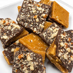Homemade Cashew Toffee Bundle | 8 oz | Milk and Dark Chocolate | Barb's Buttery Toffee