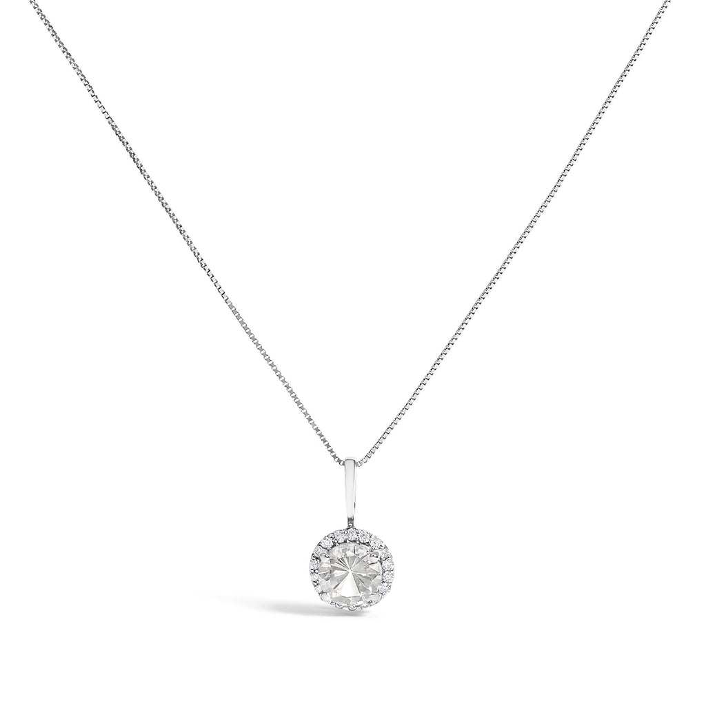 10K Gold Gemstone and 3/8 Cttw Diamond Halo Jewelry Set (Earrings, Pendant & Ring)