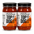 Top Dog Medium Salsa | Pack of 2 | 15.5 oz | Chili Dawg's Foods of Fire
