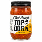 Top Dog Mild Salsa | Pack of 3 | 15.5 oz | Chili Dawg's Foods of Fire