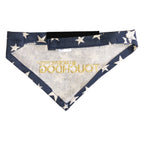 Touchdog Star Patterned Hook-and-Loop Fashion Dog Bandana