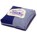 Touchdog ® 'Polka-Striped' Designer Premium Squared Dog Bed