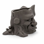 Pottery Old Man Pot Planter | 3.5" x 3.5" x 2.75" | Color Crete Creations