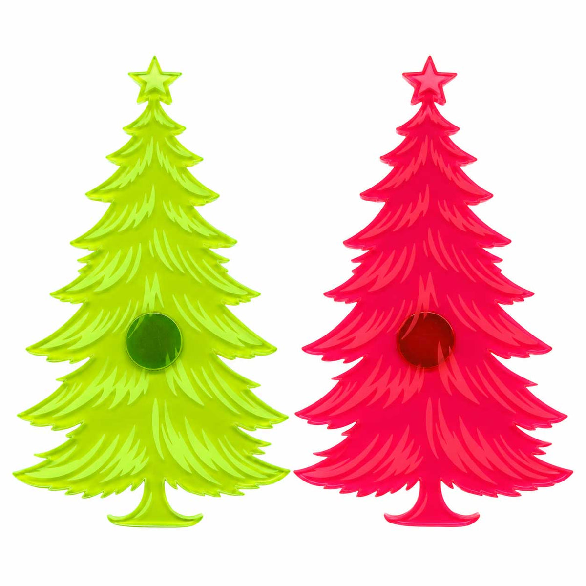 Traditional Christmas Tree Magnetic Plaque | 4.5" x 6" | Multiple Color Options | Glowing Creation