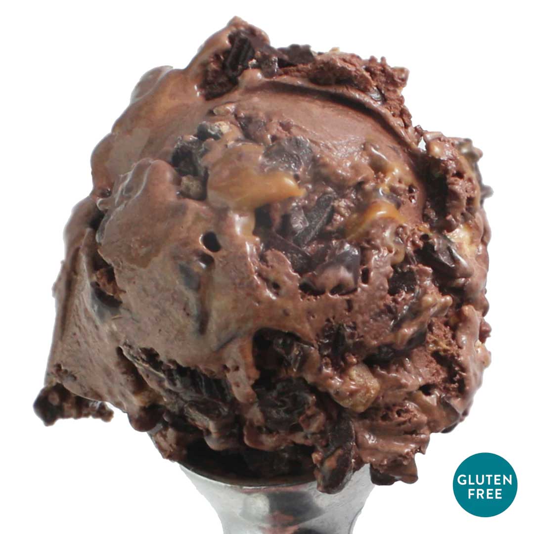 Chocolate Turtle Sundae Ice Cream | Pack of 4 | One Pint | Shipping Included | eCreamery