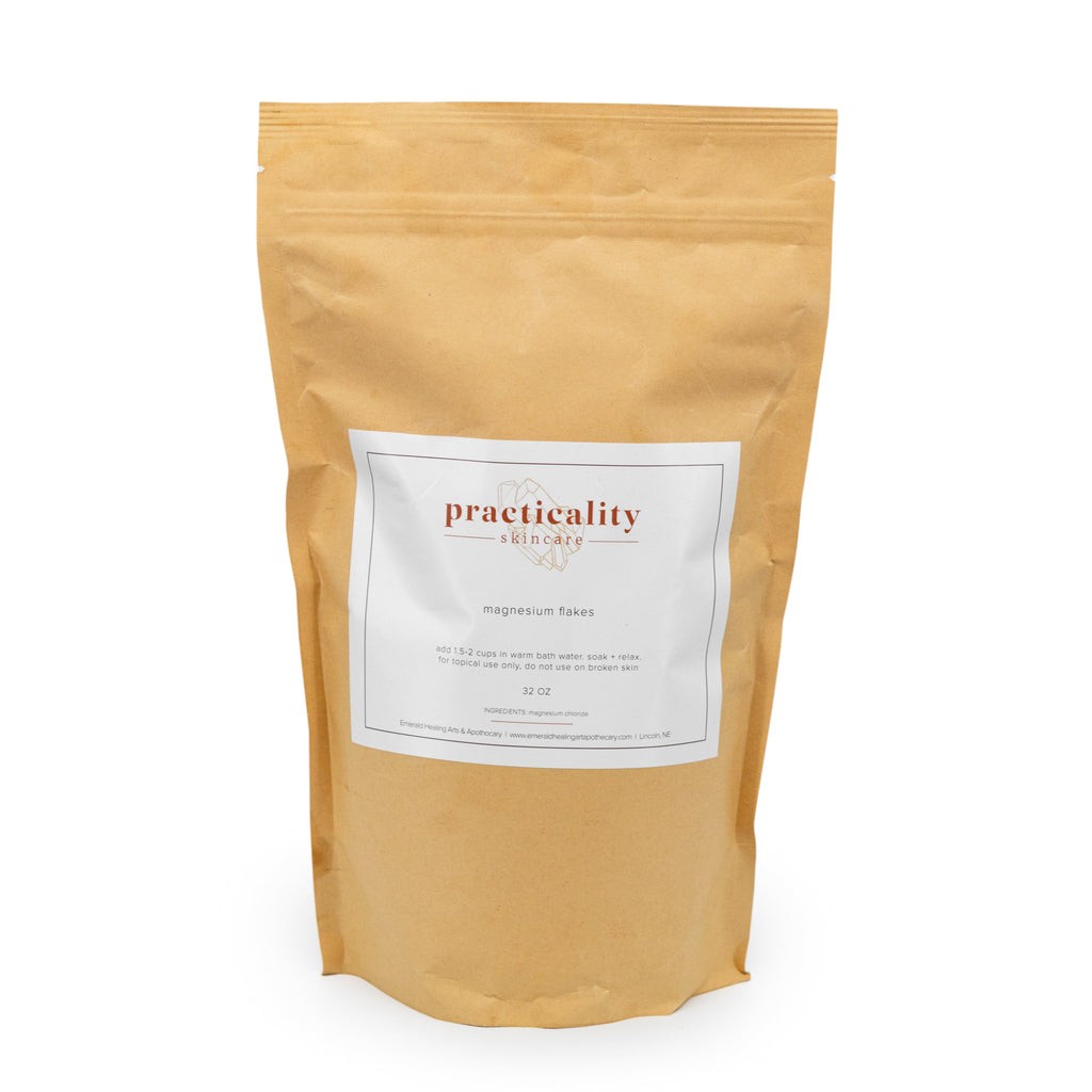 Magnesium Flake Bath Soak | 32 oz | Emerald Healing Arts & Apothecary