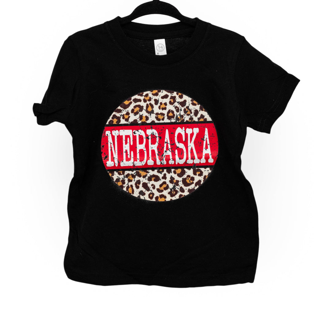 NE Leopard Onesie | Infant and Youth Sizes | Pretty & Fabulous