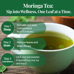Dried Moringa Leaves 2.6 oz – Loose Leaf Herbal Tea | Akshit
