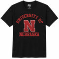 Youth University of Nebraska Black T-Shirt | Multiple Sizes | Blue 84