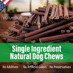 ValueBull USA Beef Collagen Sticks, 12 Inch Super Jumbo Chews, 10 Count